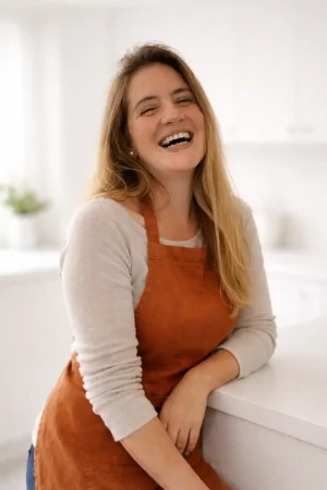 Cake Atelier founder in her Copenhagen studio